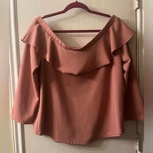 🛍️NWOT New York & Company Pink XL On or Off the Shoulder Top